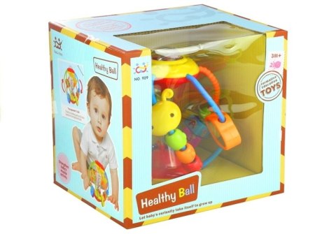 Kolorowa Kula Grzechotka Przesuń Koraliki Spirala