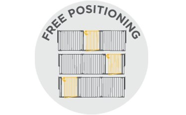 Safety 1st Bramka Modular 5 (od 82 do 350 cm) 24966580 light grey