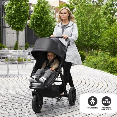 CITY ELITE 2 Baby Jogger wielofunkcyjny - wersja spacerowa OPULENT BLACK