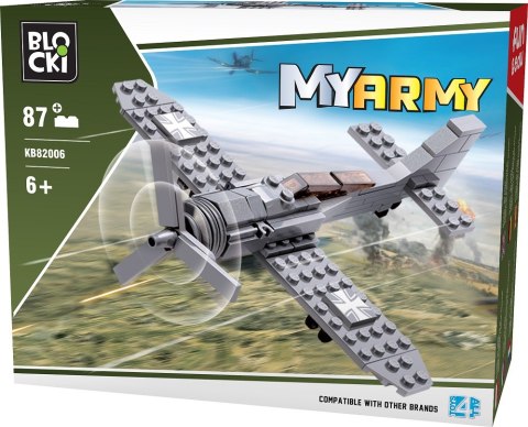 Klocki Blocki MyArmy Samolot 87 el.