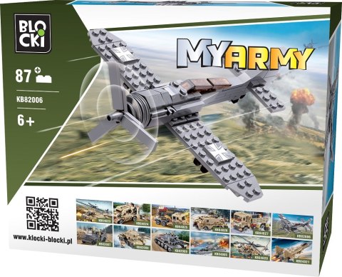 Klocki Blocki MyArmy Samolot 87 el.