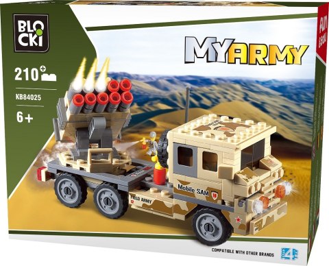 Klocki Blocki MyArmy Wyrzutnia Rakiet 210 el.