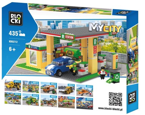 Klocki Blocki MyCity Stacja Benzynowa 435 el.