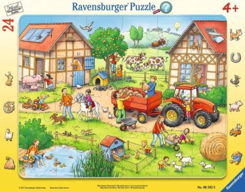 Puzzle ramkowe 24el Moja mała farma 065820 RAVENSBURGER p40