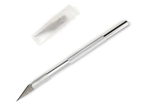 Skalpel, nożyk modelarski + 8 zapasowych ostrzy Do Mata Samogojąca