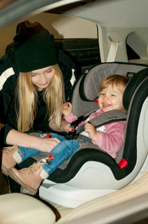 FLY-FIX 4Baby fotelik 9-36kg isofix - red