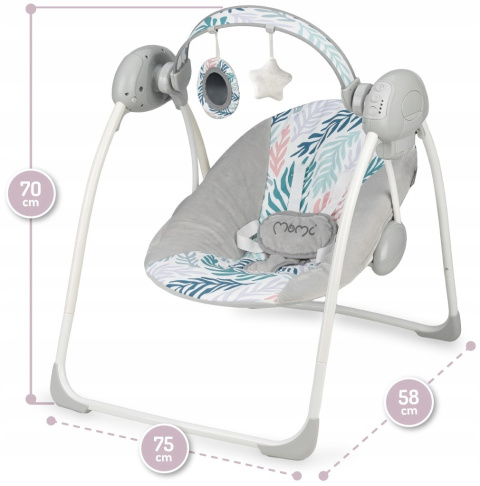 MoMi LISS Bujaczek huśtawka elektryczna leżaczek