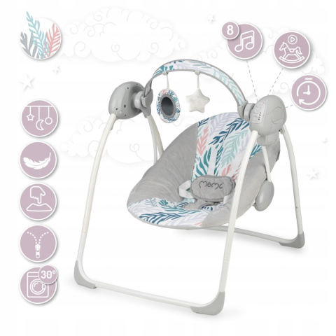 MoMi LISS Bujaczek huśtawka elektryczna leżaczek