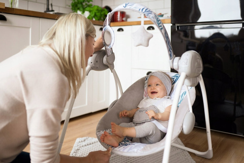 MoMi LISS Bujaczek huśtawka elektryczna leżaczek