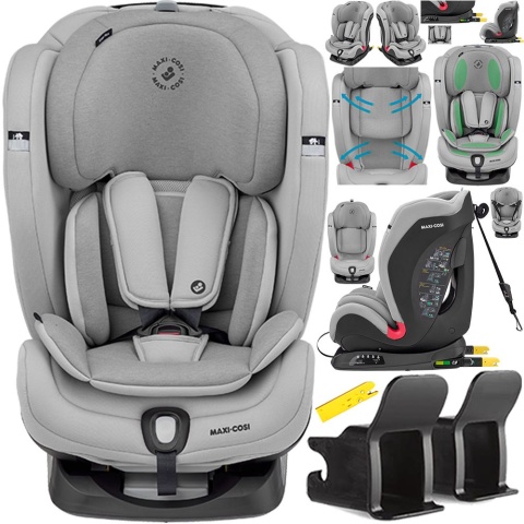 TITAN PLUS Maxi Cosi 9-36 kg Titan+ fotelik samochodowy od 9 miesiąca do 12 roku - AUTHENTIC GREY
