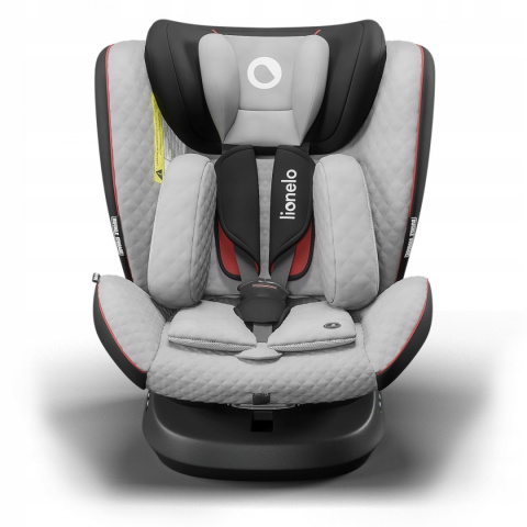 BASTIAAN ONE Lionelo Obrotowy fotelik samochodowy 0-36 kg Isofix RWF - Grey Stone Black