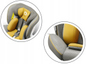BASTIAAN ONE Lionelo Obrotowy fotelik samochodowy 0-36 kg Isofix RWF - Yellow Mustard