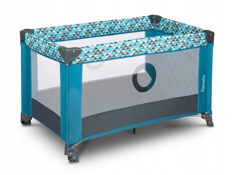 STEFI Lionelo Łóżeczko turystyczne Kojec - Green Turquoise