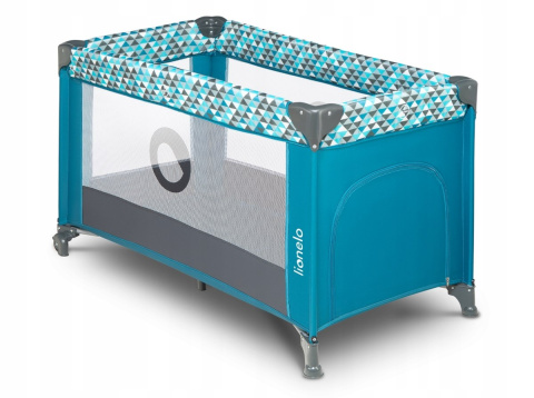 STEFI Lionelo Łóżeczko turystyczne Kojec - Green Turquoise