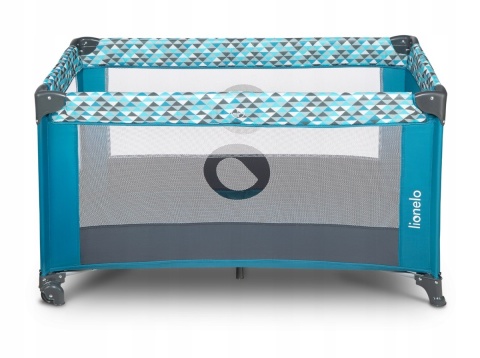 STEFI Lionelo Łóżeczko turystyczne Kojec - Green Turquoise