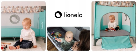 STEFI Lionelo Łóżeczko turystyczne Kojec - Green Turquoise