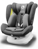 BASTIAAN ONE Lionelo Obrotowy fotelik samochodowy 0-36 kg Isofix RWF - Grey Graphite