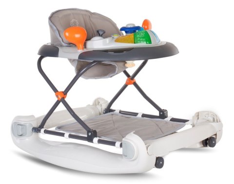 Chodzik kołyska z kierownicą - szary