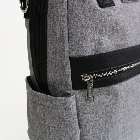 FAVE JOISSY Plecak i torba dla mamy 2w1 - Grey Melange