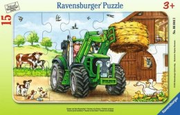 Puzzle 15el ramkowe Traktor 060443 RAVENSBURGER p24