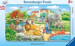 Puzzle 15el ramkowe Wycieczka do Zoo 061167 RAVENSBURGER p24