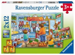 Puzzle 2x12el W supermarkecie 050765 RAVENSBURGER p12