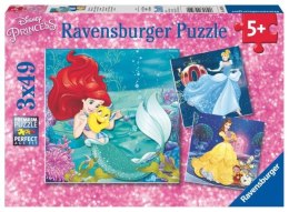 Puzzle 3x49 Wieczór Księżniczek Disney 093502 RAVENSBURGER p8