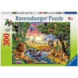 Puzzle 300el Wodopój wieczorową porą / Zachodzące słońce 130733 RAVENSBURGER p6