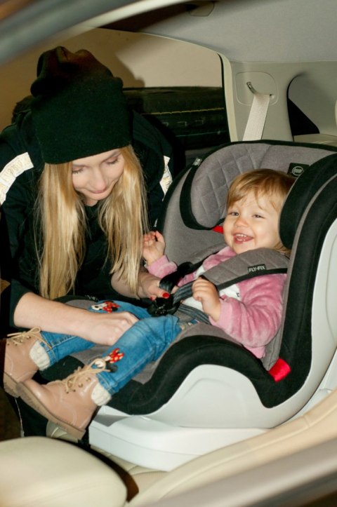 Fotelik Fly-fix 9-36 kg Red