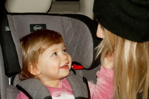 Fotelik Fly-fix 9-36 kg Red