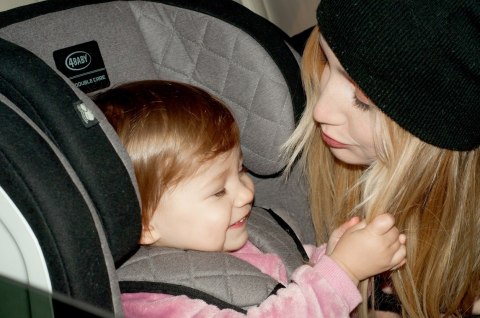 Fotelik Fly-fix 9-36 kg Red