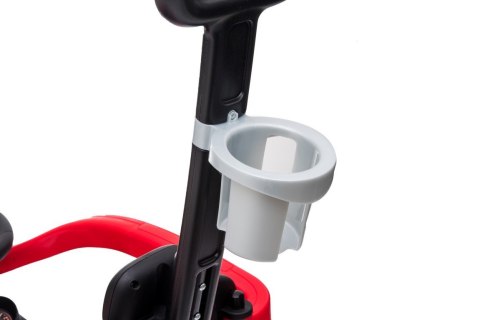 Jeździk pchacz chodzik dla dziecka Mercedes C-Class z popychaczem i podnóżkiem czerwony