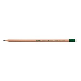 Ołówek sześciokątny HB z gumką natural p12 071212112FSC MILAN cena za 1szt.