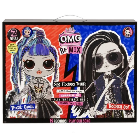 L.O.L. SURPRISE - Lalka O.M.G. REMIX Rocker Boi i Punk Grrrl 2-PAK OMG LOL