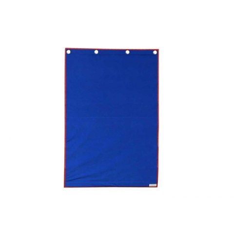 MASTERKIDZ Materiałowy Arkusz Do Wieszania Z Kieszonkami Na Fiszki I Obrazki Czerwony