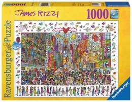 Puzzle 1000el James Rizzi Time Square 190690 RAVENSBURGER p5