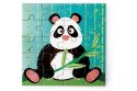 Scratch, Puzzle magnetyczne - książka podróżna Panda 2 obrazki 40 elem.