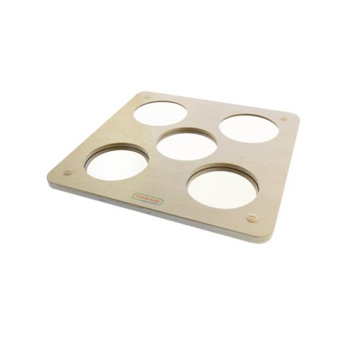 MASTERKIDZ Sensoryczna Tablica Ścienna Flex Zabawowe Lusterka Montessori