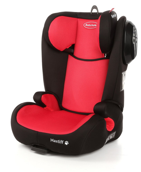 MASTIFF IsoFix Babysafe 15-36kg fotelik samochodowy - czerwony