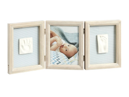 MY BABY TOUCH 2P Dubble Frame Baby Art - Ramka na zdjęcie z odciskiem rączki lub nóżki / 341 3 - stormy