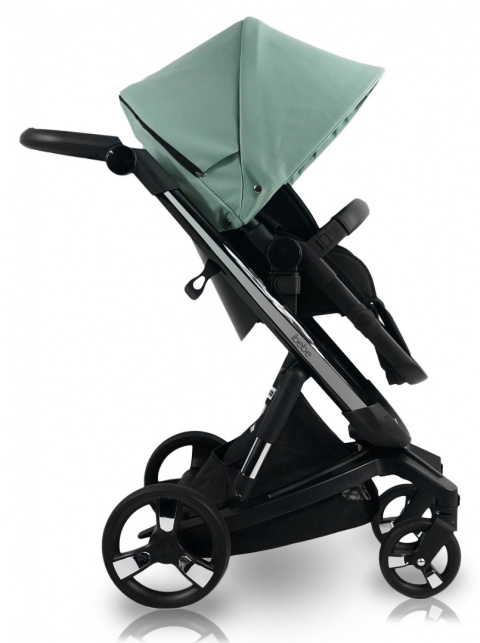 I-STOP ECO GLOSS ibebe wózek spacerowy z elektronicznym systemem hamowania Ekoskóra - IS21 eco gloss