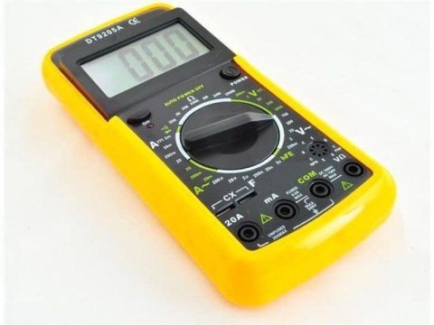 Miernik cyfrowy DT9205A gumowa obudowa, Multimetr Uniwersalny