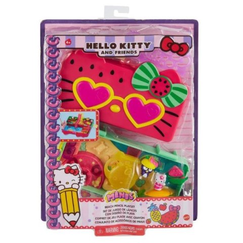 Hello Kitty Piórnik Zestaw Plaża GVC40 GVC39 MATTEL