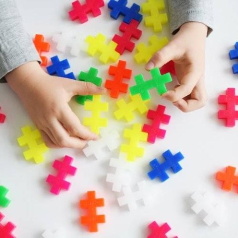 Plus-Plus, BIG Neon - 200 szt - Edukacja