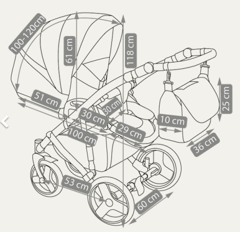 Sirion Eco 2w1 Camarelo wózek wielofunkcyjny Polski Produkt - SiE-11