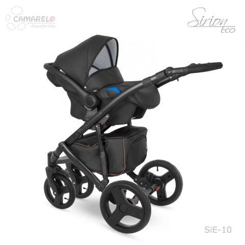 Sirion Eco 3w1 Camarelo wózek wielofunkcyjny z fotelikiem KITE 0-13kg Polski Produkt - SiE-10
