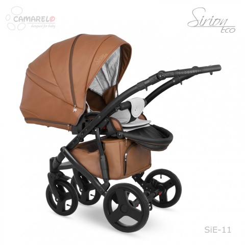 Sirion Eco 3w1 Camarelo wózek wielofunkcyjny z fotelikiem KITE 0-13kg Polski Produkt - SiE-11