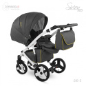 Sirion Eco 3w1 Camarelo wózek wielofunkcyjny z fotelikiem KITE 0-13kg Polski Produkt - SiE-5