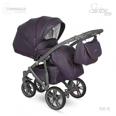 Sirion Eco 3w1 Camarelo wózek wielofunkcyjny z fotelikiem KITE 0-13kg Polski Produkt - SiE-8