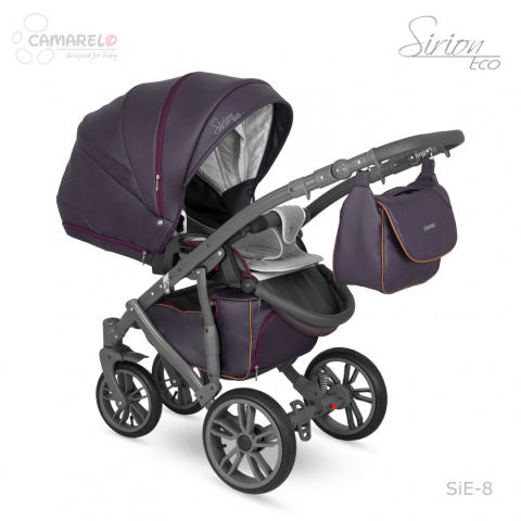 Sirion Eco 3w1 Camarelo wózek wielofunkcyjny z fotelikiem KITE 0-13kg Polski Produkt - SiE-8